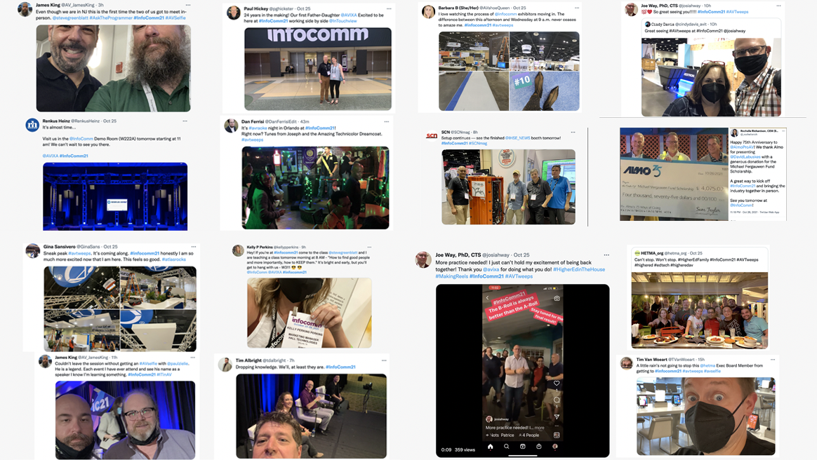 Twitter Highlights from InfoComm 2021