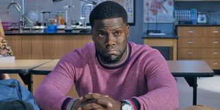 Night School Kevin Hart pouts inside the classroom