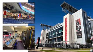 The Houston Texans NRG Stadium.