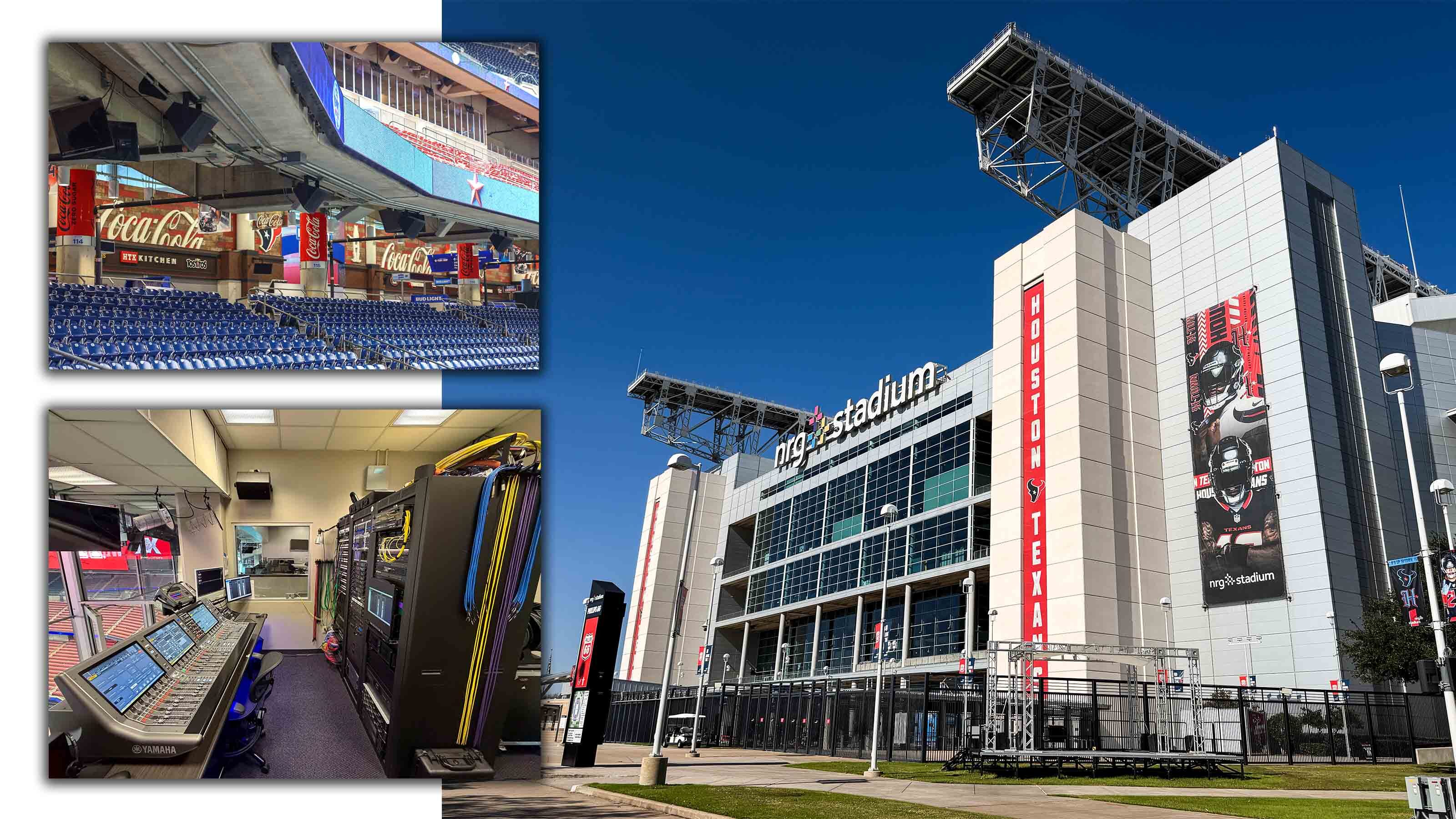 The Houston Texans NRG Stadium.