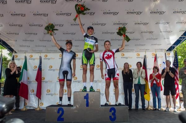 The top three for the stage.