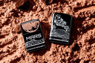 Zippo's limited edition Mars 2020 collectible lighter commemorates the launch of NASA's Perseverance rover to Mars.