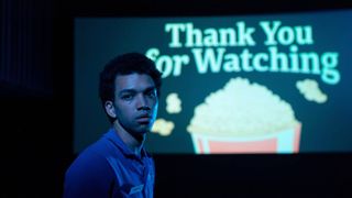 Justice Smith as Owen in "I Saw the TV Glow"