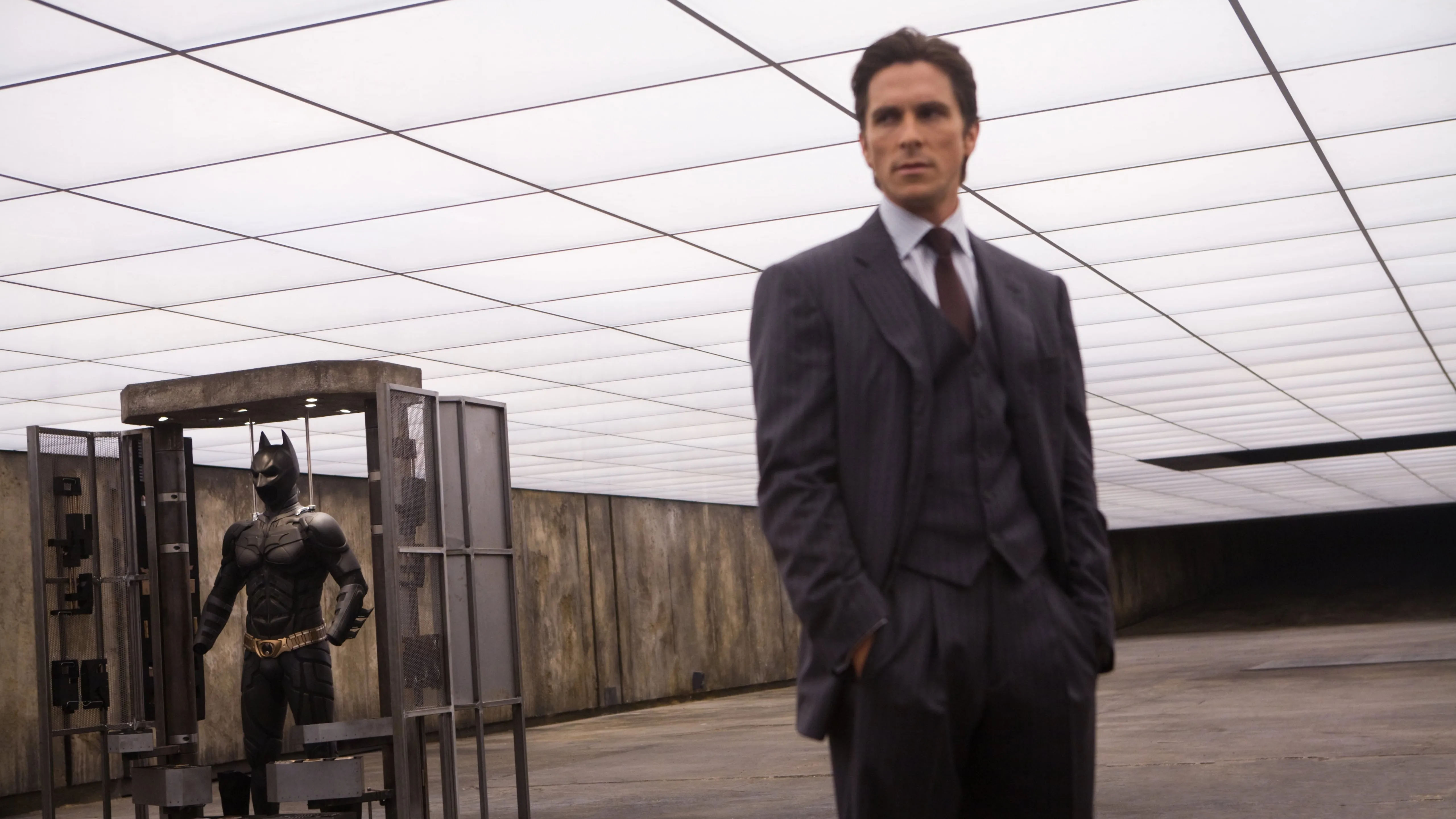 Christian Bale as Bruce Wayne