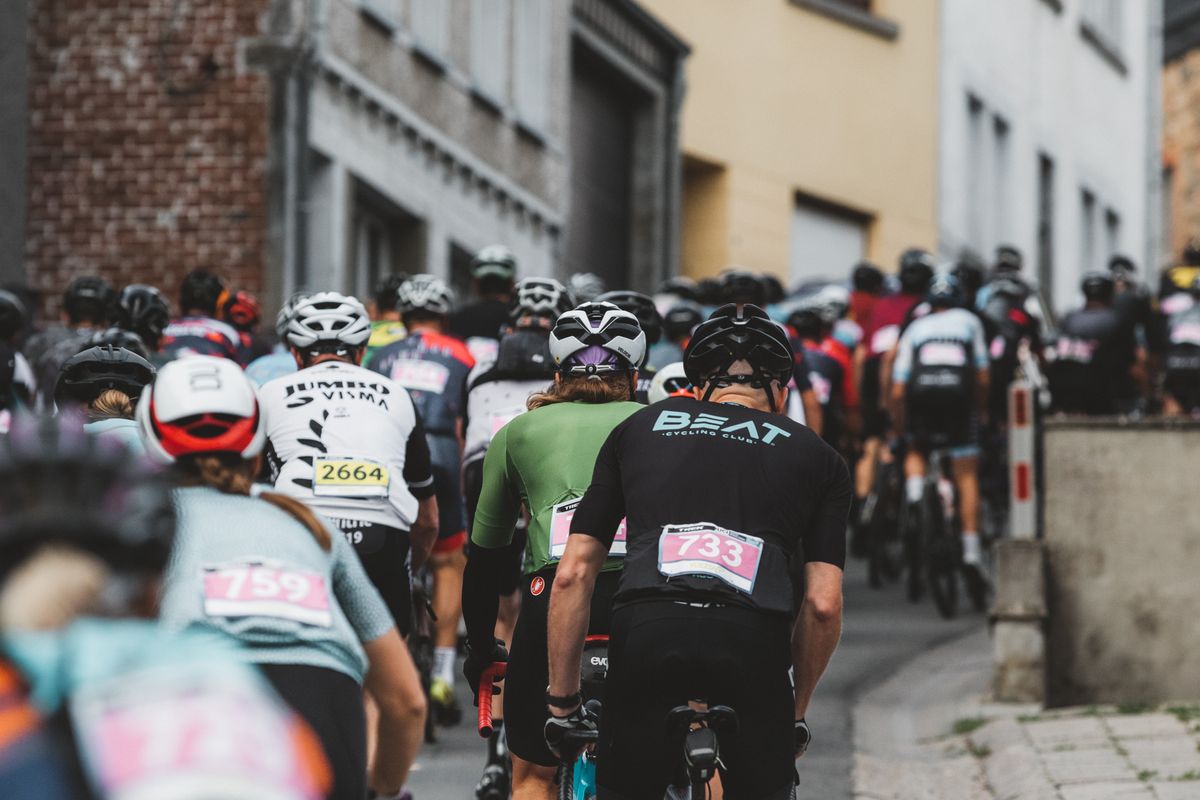 Houffa Gravel race in Belgium, part of the 2022 UCI Gravel World Series