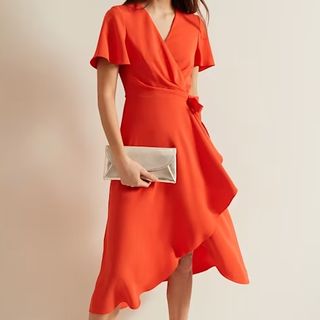 Phase Eight Ruffle Wrap Dress