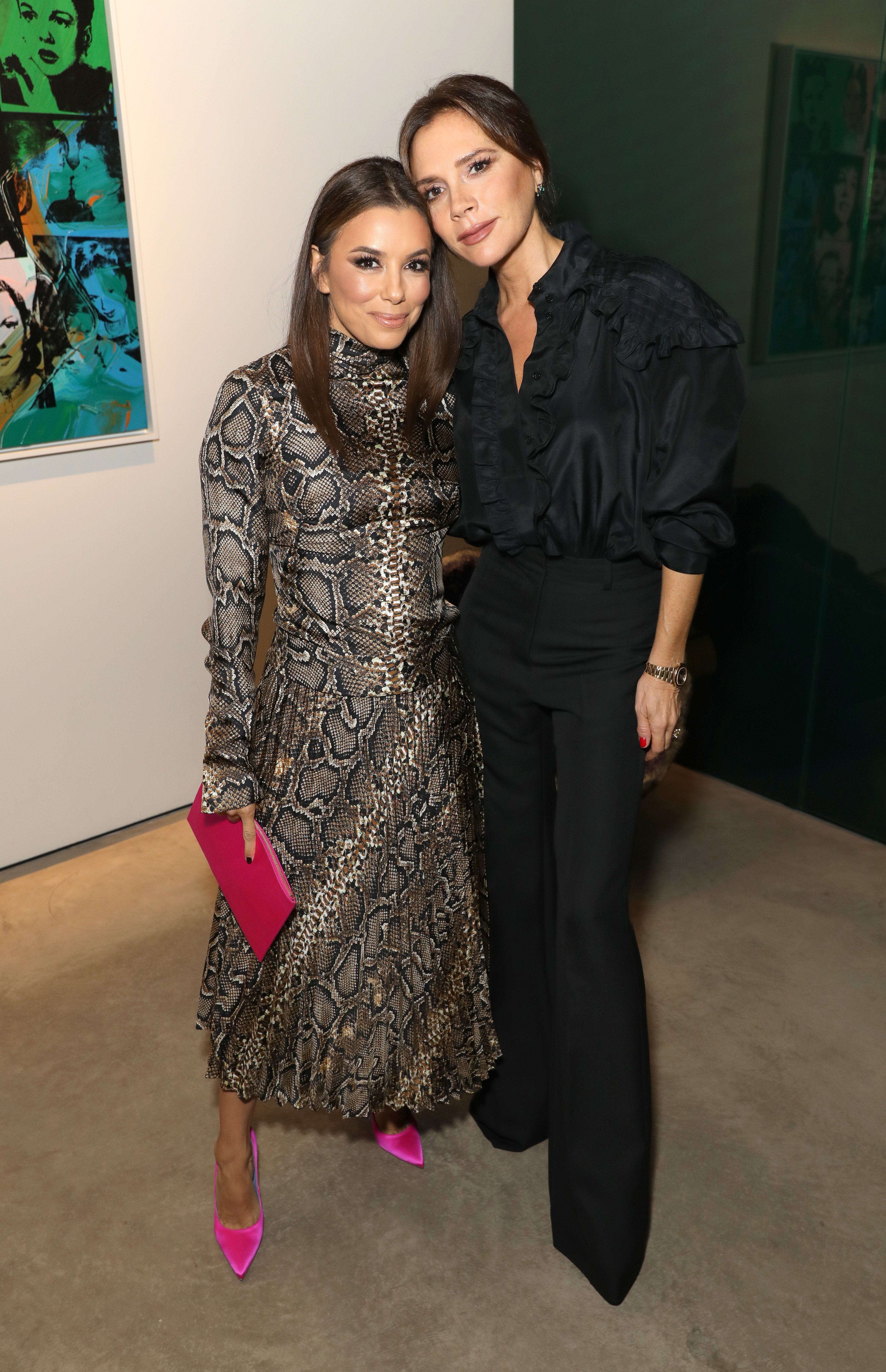 bffs - Victoria Beckham and Eva Longoria