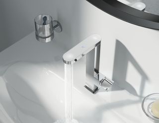 a water saving low flow bathroom tap