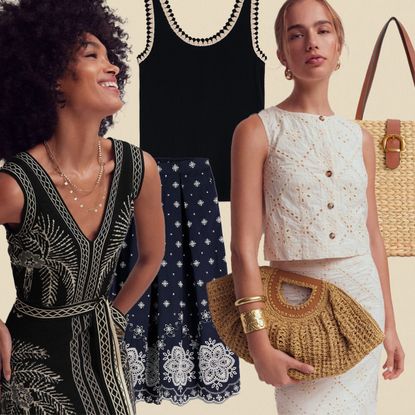 Collage Image of Pieces From Boden's Vacation Edit