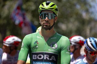 Peter Sagan (Bora-Hansgrohe) in the green jersey at the Tour de France