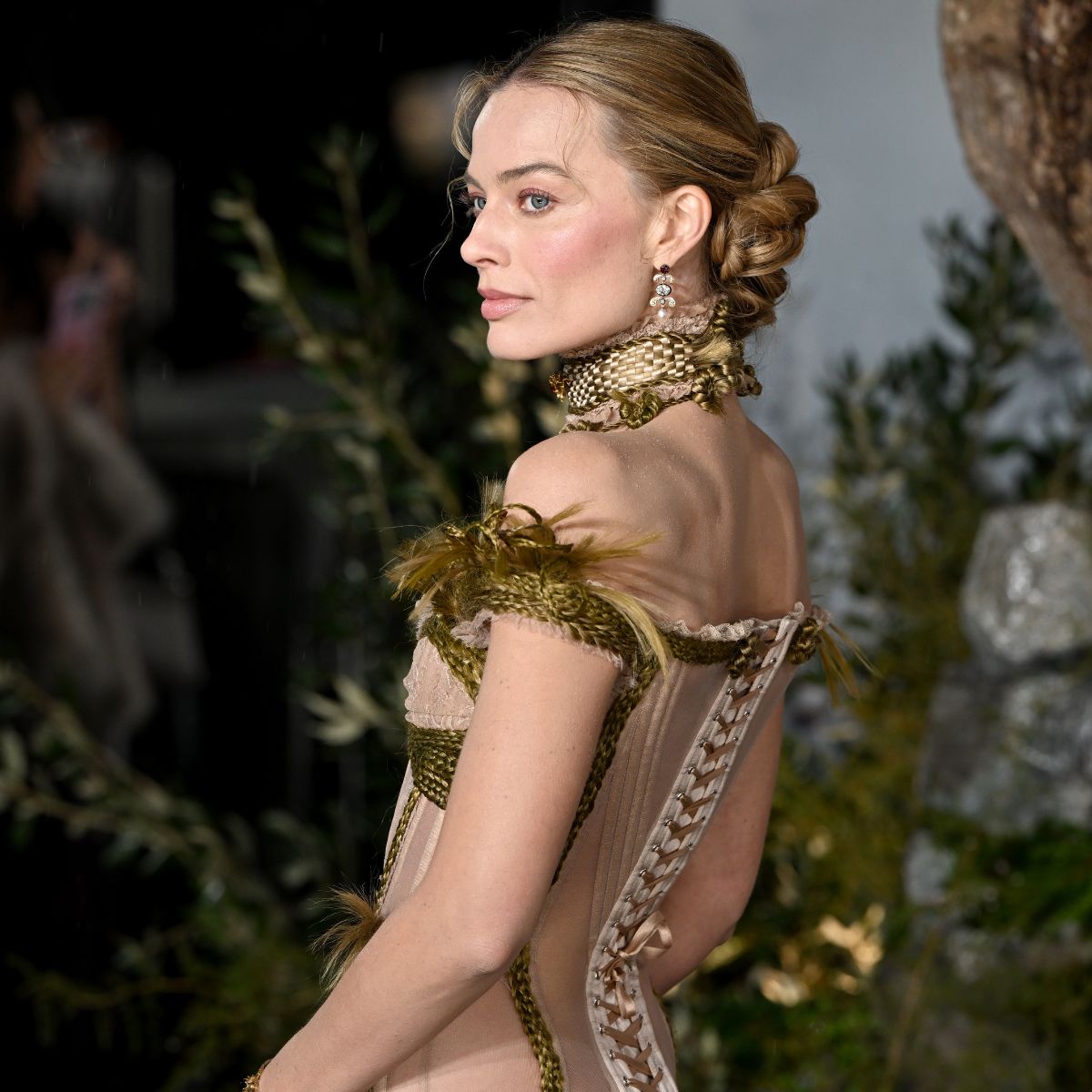 Margot Robbie attends the UK Premiere of "Wuthering Heights" at Odeon Luxe Leicester Square on February 05, 2026 in London, England. (Photo by Jeff Spicer/Getty Images for Warner Bros.)