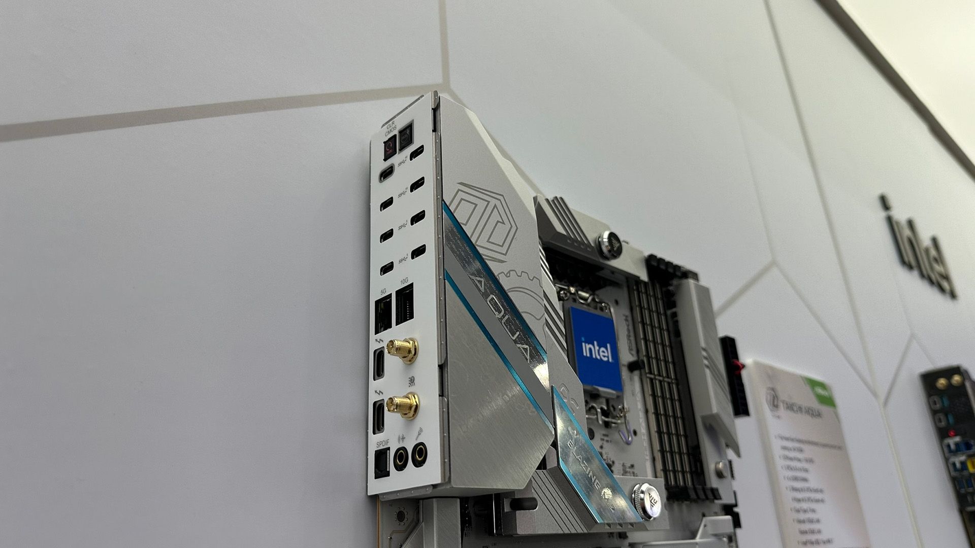 ASRock Z890 Taichi Aqua comes with ten USB Type-C ports, two being