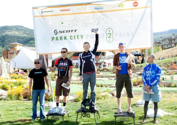 2012 Park City Point 2 Point Men's Open podium