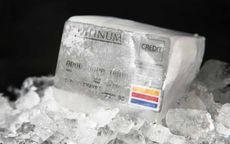 A generic credit card frozen in a block of ice. The Platinum Credit card is available isolated in my portfolio. All names and account numbers are fake.