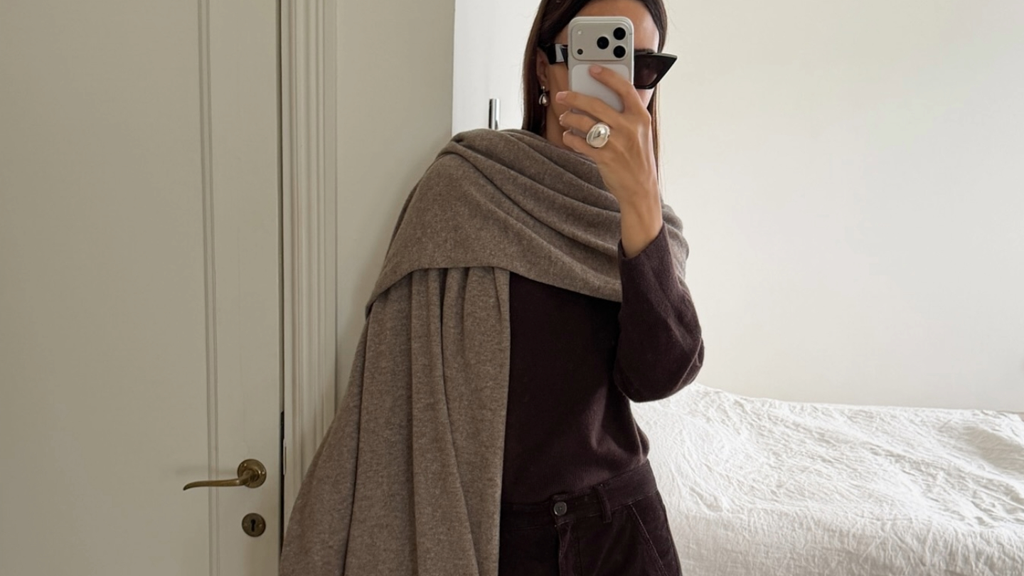 Johanna Piispa in an Almada Label scarf