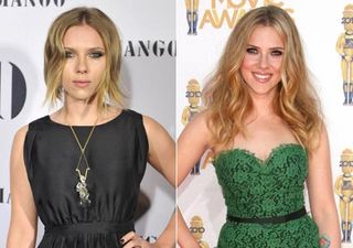 Scarlett Johansson debuts new choppy bob at the Mango Fashion Awards