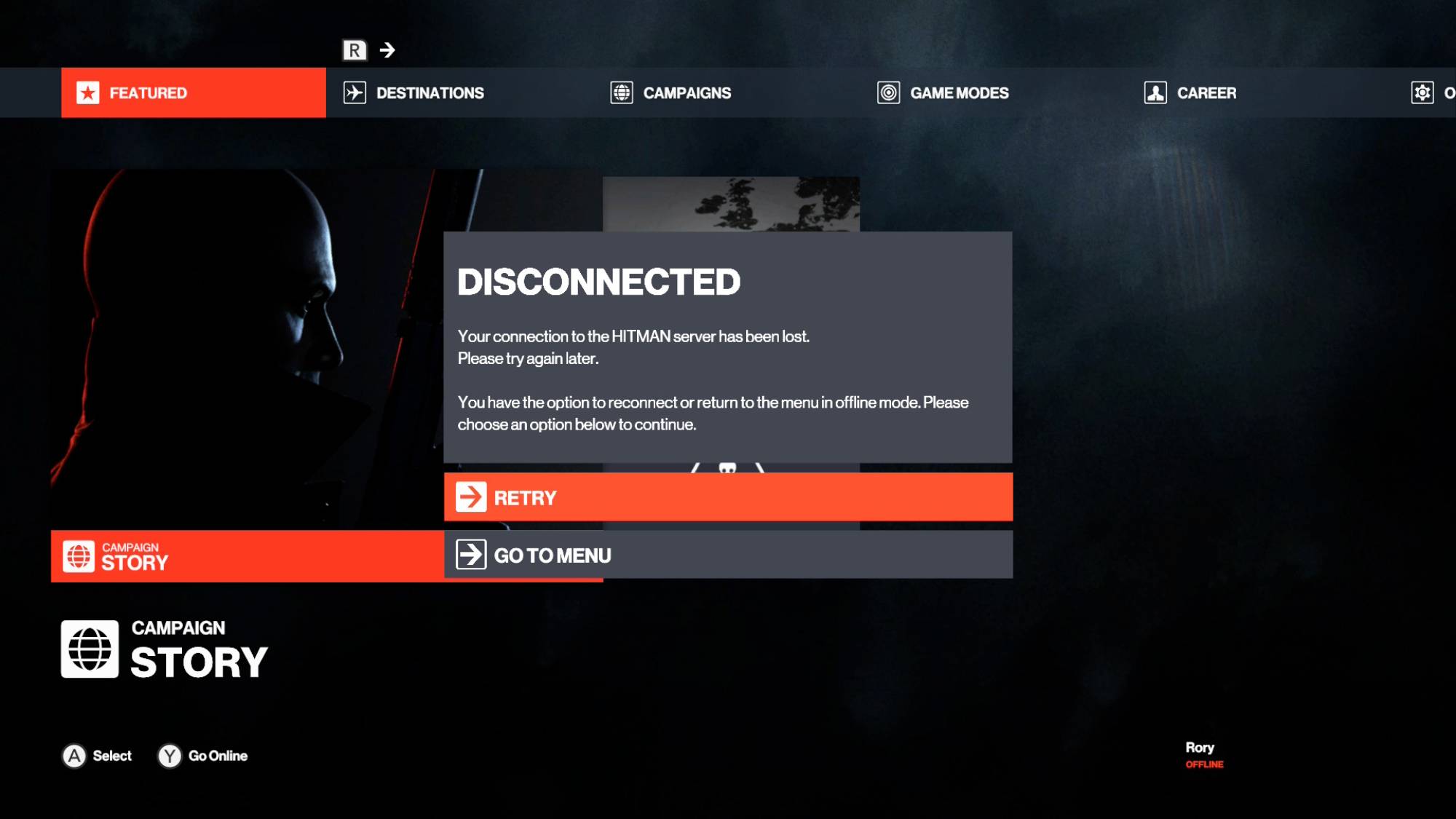 Hitman World of Assassination running on Nintendo Switch 2