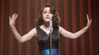Maisel on stage in The Marvelous Mrs. Maisel Season 4