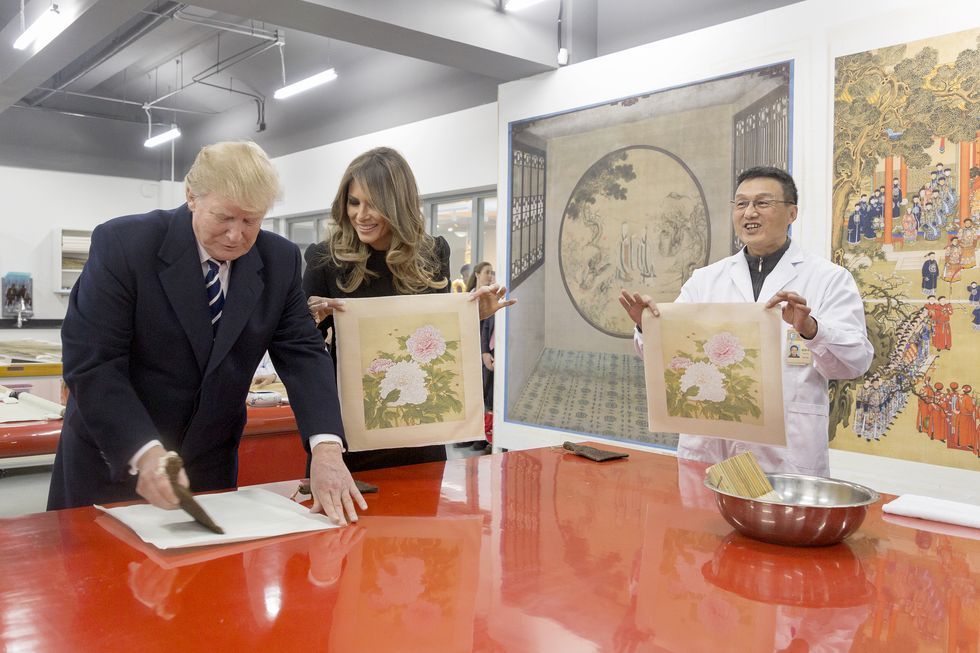 trump, painting