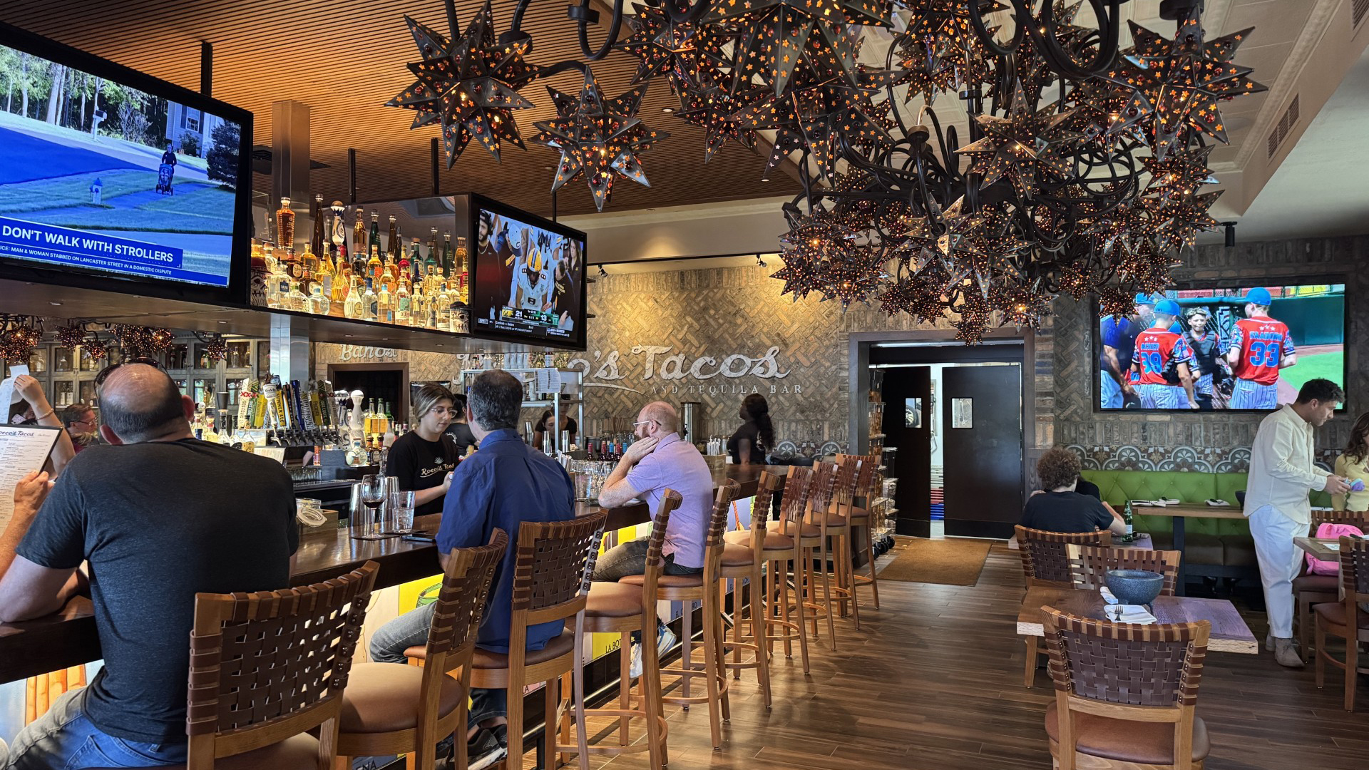 Two very different installations. One similar solution: SoundTube. 
