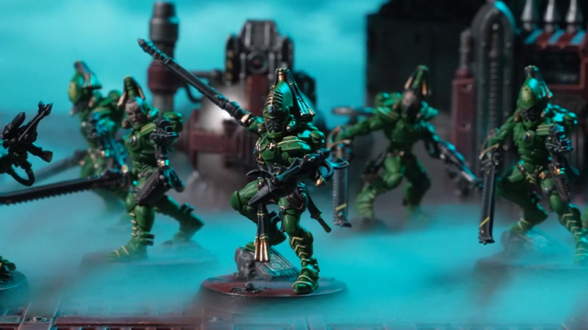 Striking Scorpions stand ready for battle in the mist