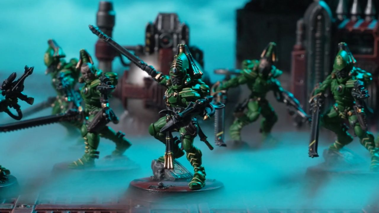 Striking Scorpions stand ready for battle in the mist