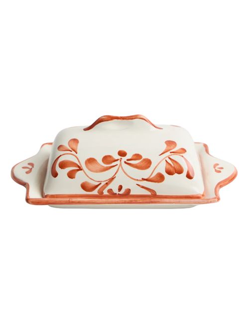 Amber Butter Dish