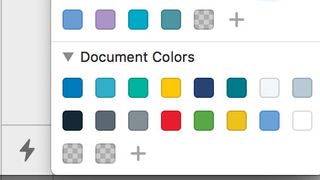 document colours in Sketch