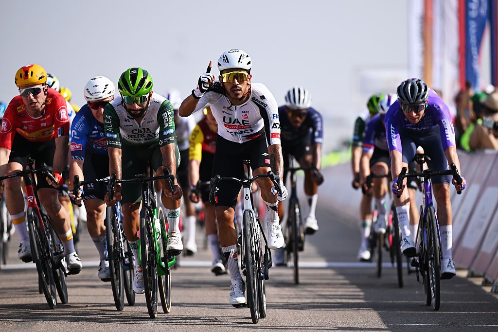 Tour of Oman: Sebastián Molano sprints to stage 1 victory, giving UAE Emirates-XRG their seventh win of the season