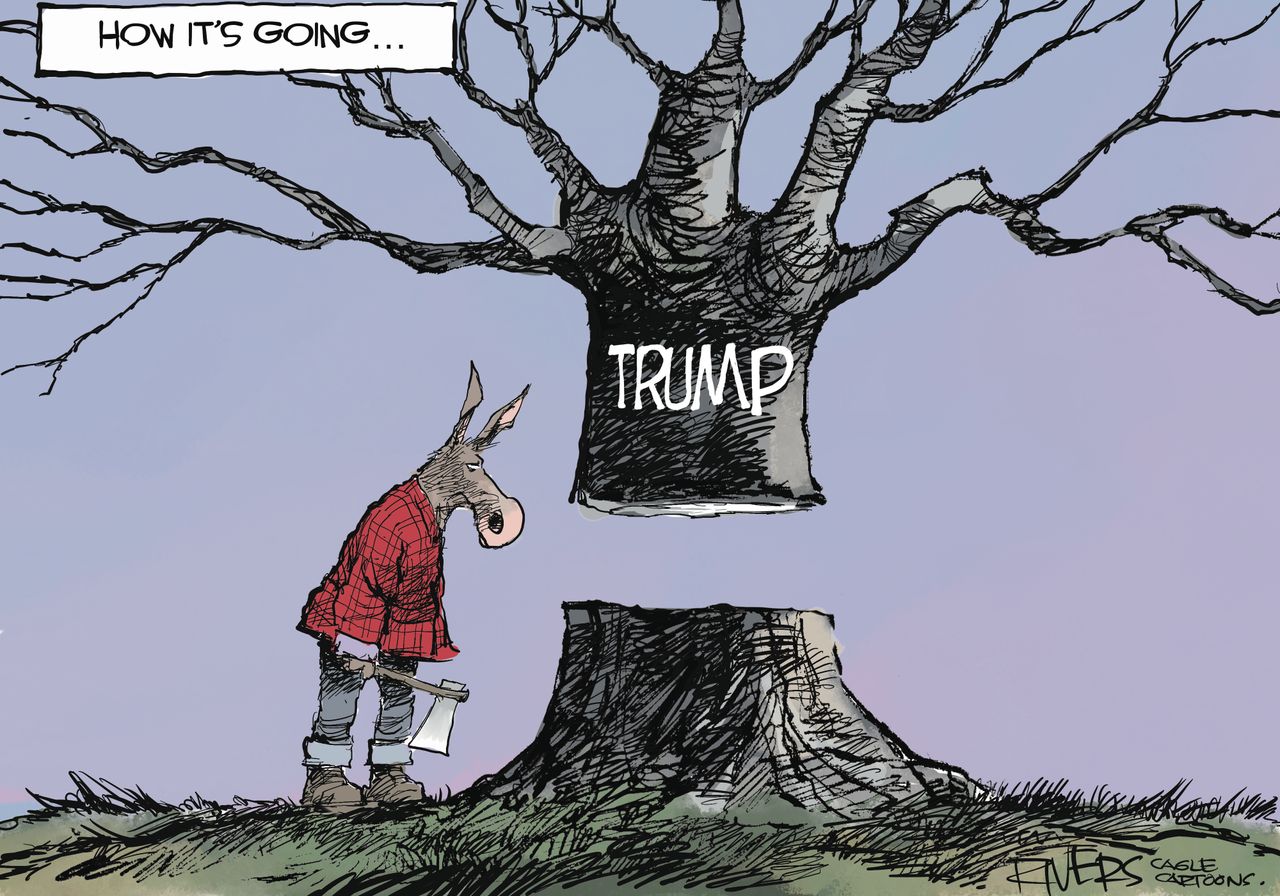 Political cartoon 