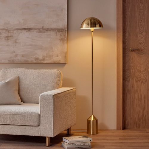 Titan Gold Domed Floor Lamp