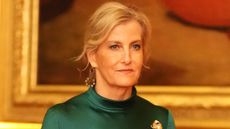 Sophie, Duchess of Edinburgh attends the film "Finding Harmony: A King's Vision" at the Windsor Castle Premiere at Windsor Castle on January 28, 2026