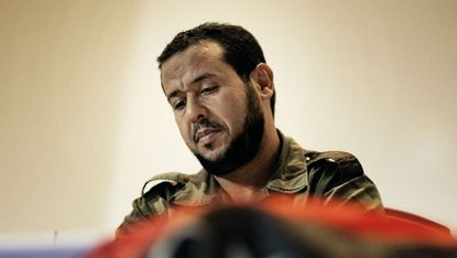 Abdul Hakim Belhadj in 2011 as head of Tripoli's military council following the overthrow of Colonel Gaddafi