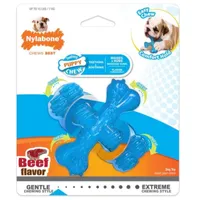 Nylabone Puppy Chew X Bone Chew Toy Blue | Chewy