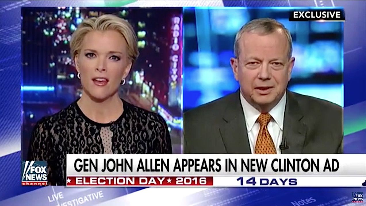 Megyn Kelly grills retired 4-star Gen. John Allen