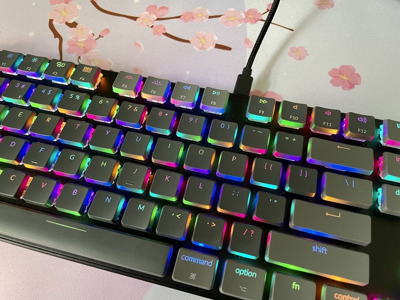 Keychron K1 V4 Plugged In