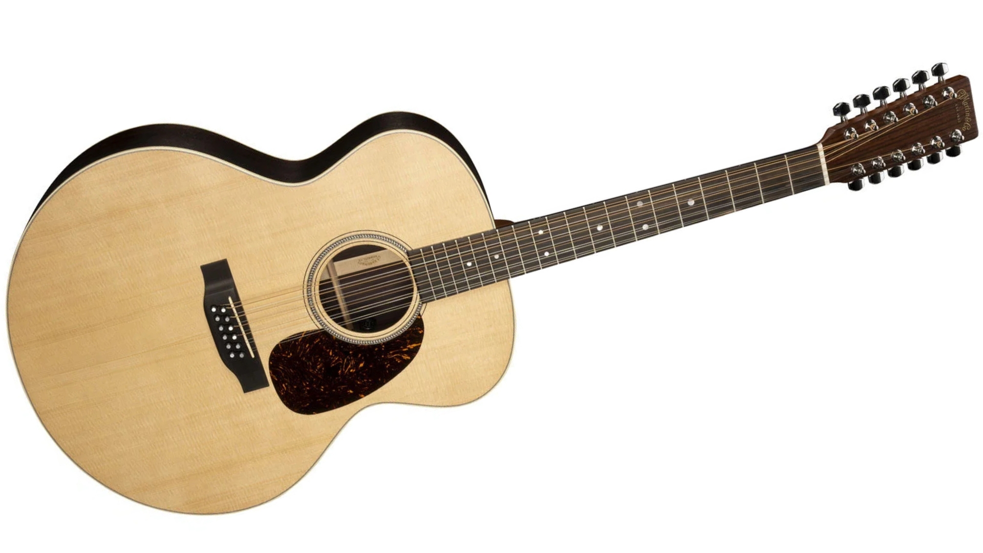 A Martin Grand J-16E 12-String acoustic guitar