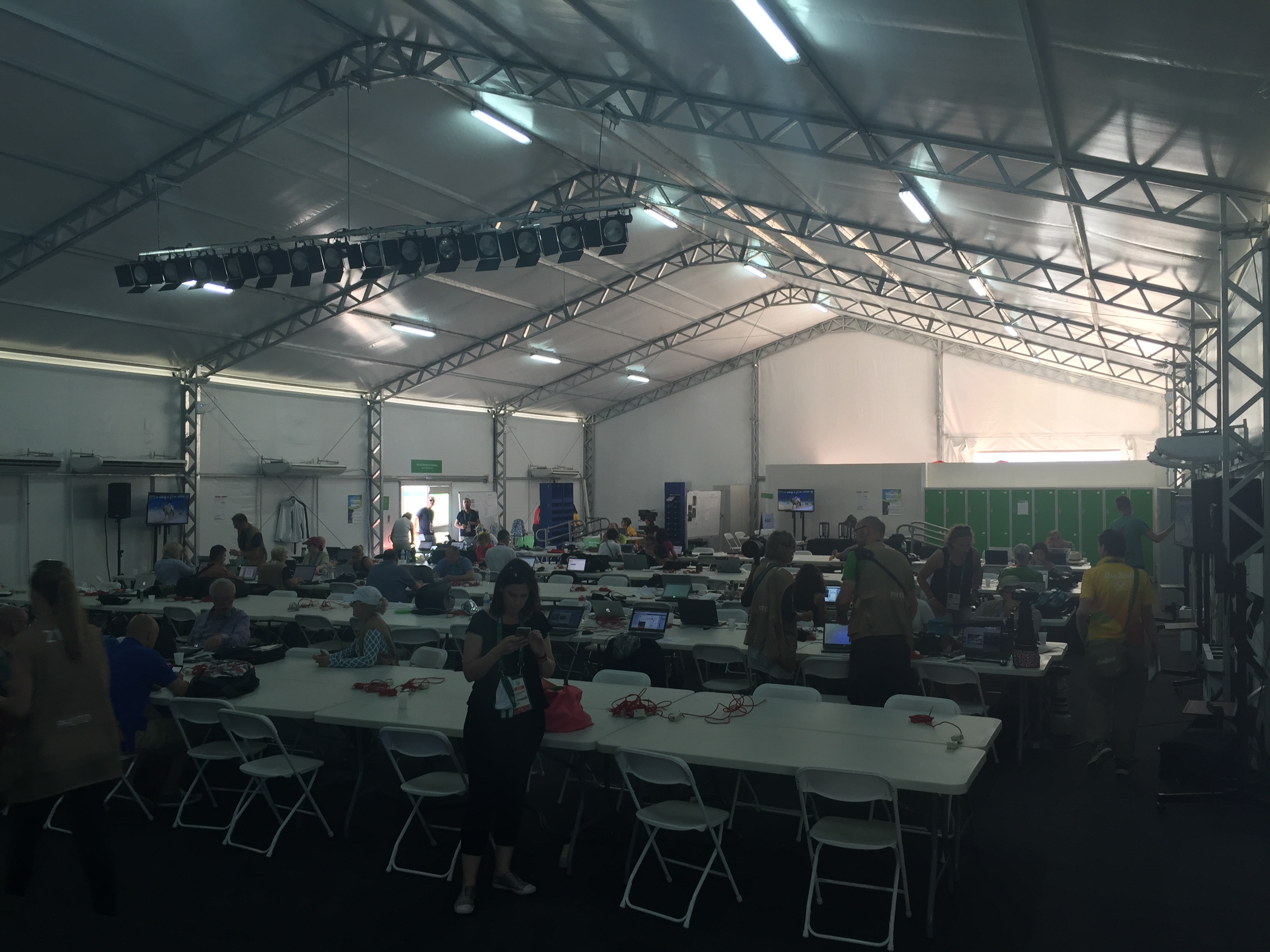 The Rio Olympics equestrian press office