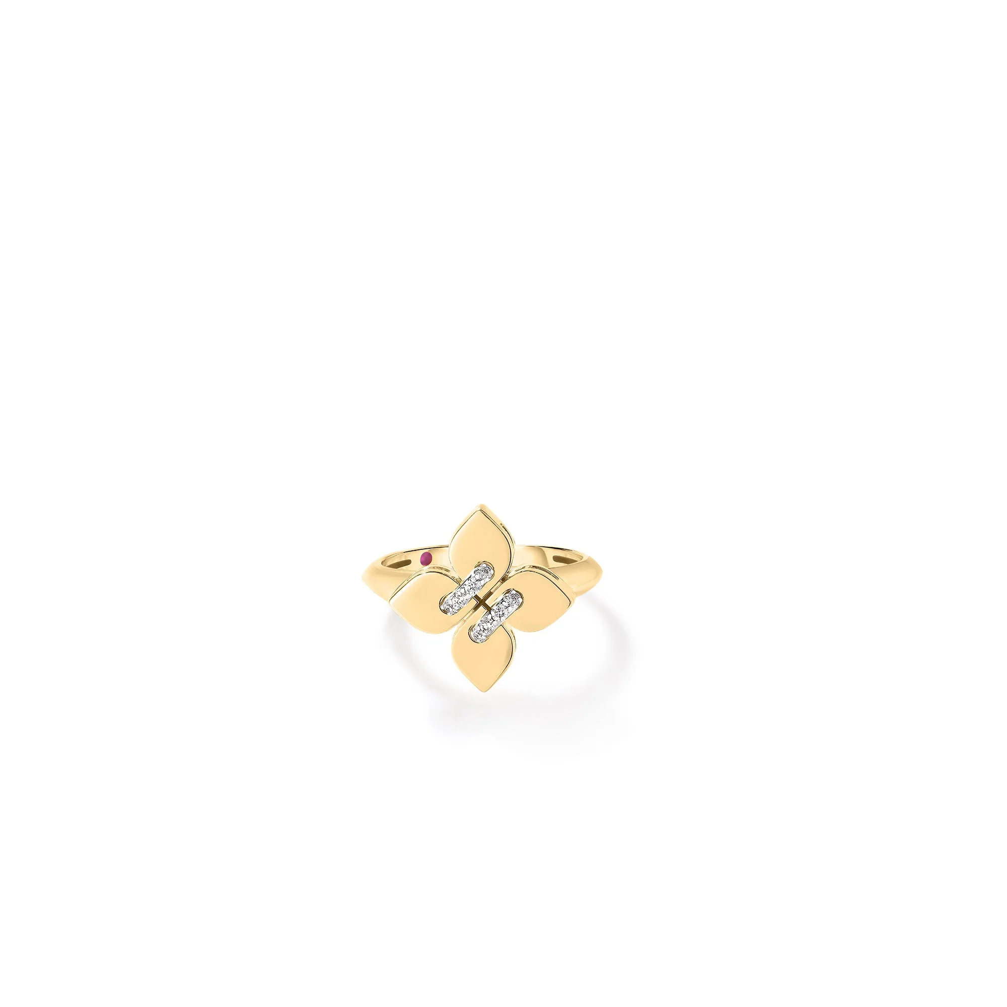 Roberto Coin, Love in Verona Small Diamond Flower Ring