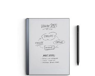 Product shot of ReMarkable 2 e-ink writing tablet