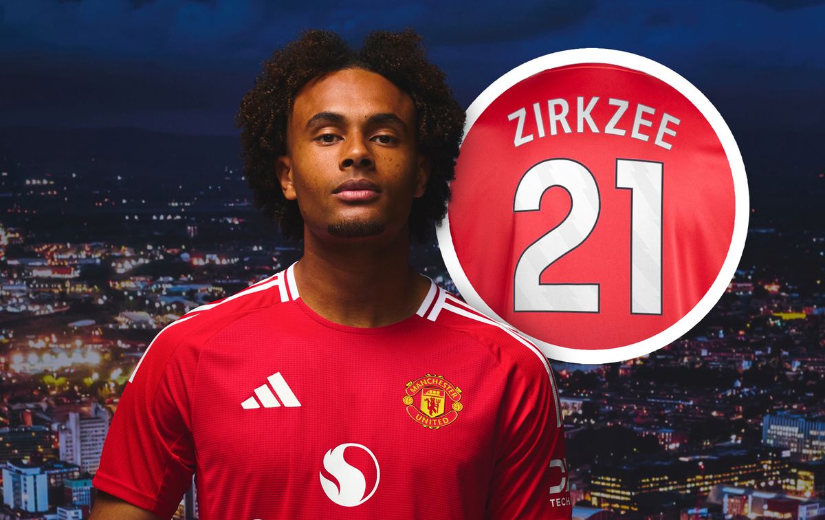 Manchester United&#039;s new signing, Joshua Zirkzee