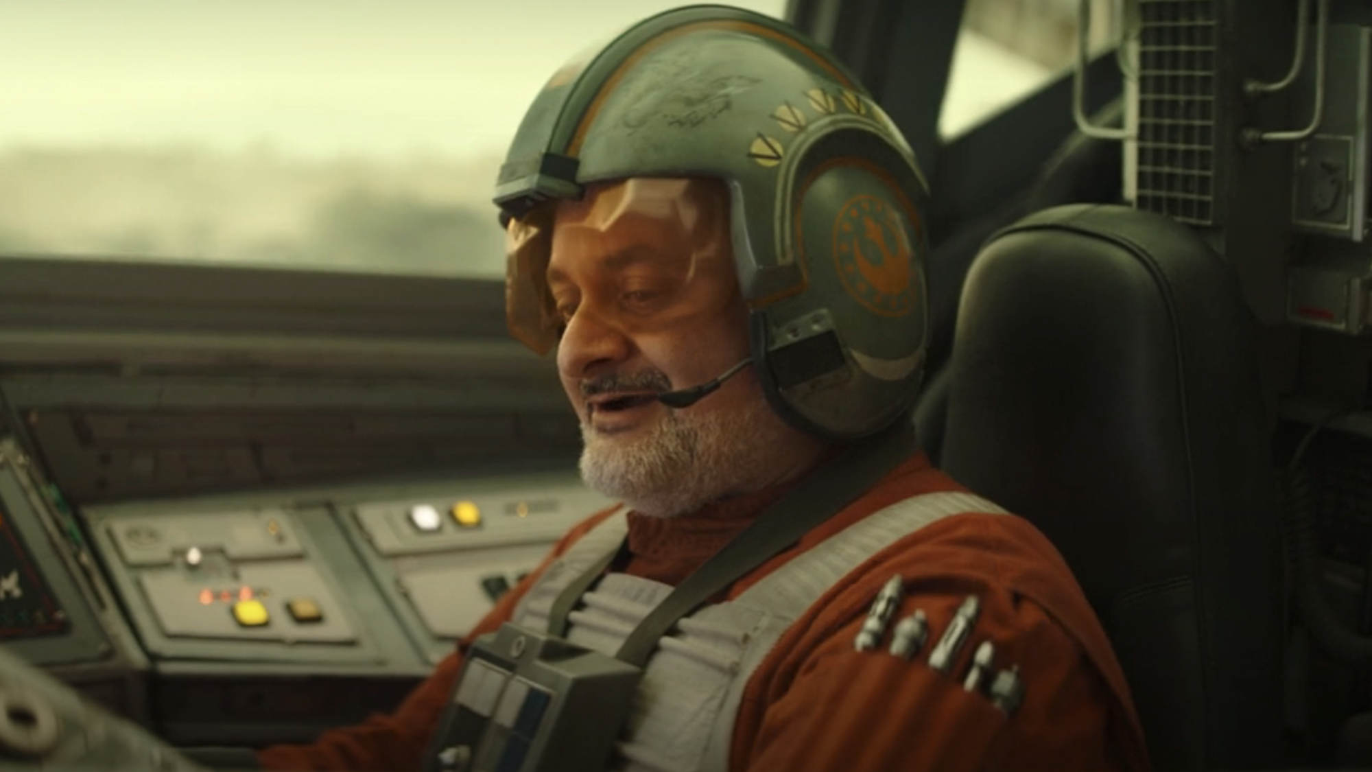 Dave Filoni as Trapper Wolf in The Mandalorian and Grogu 
