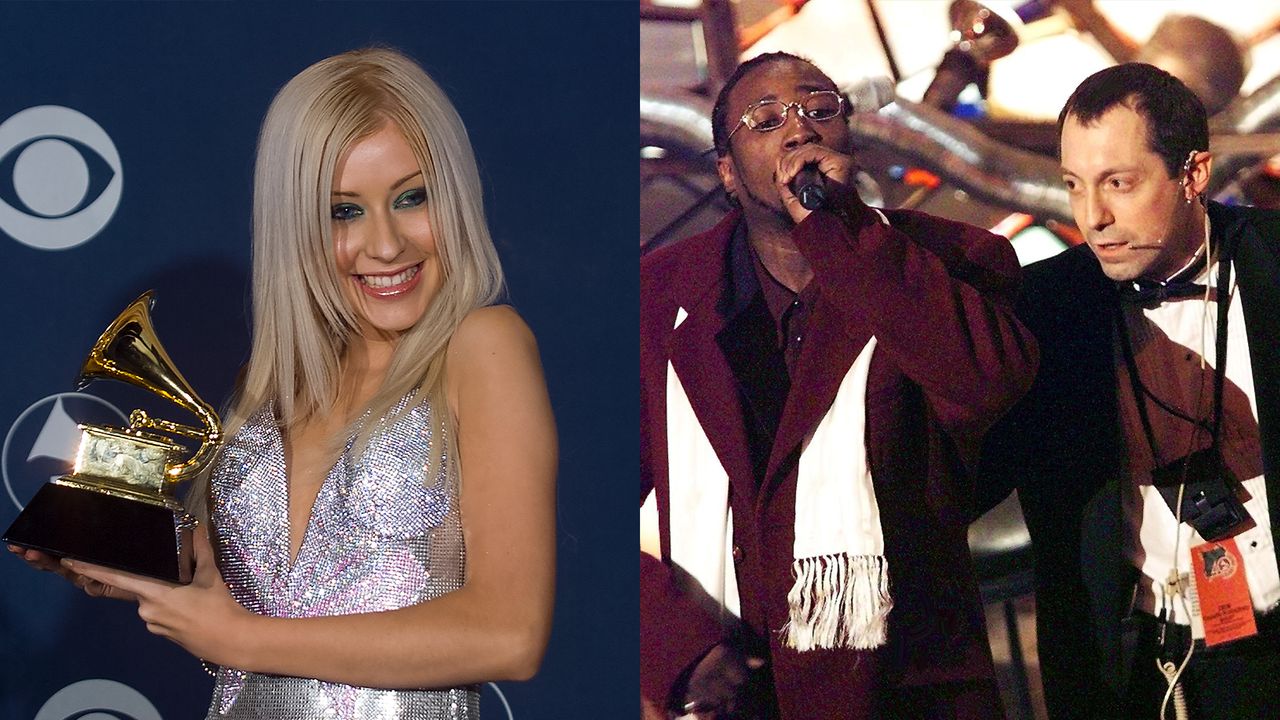 controversial grammys moments christina aguilera ODB