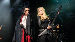 Alice Cooper and Anna Cara