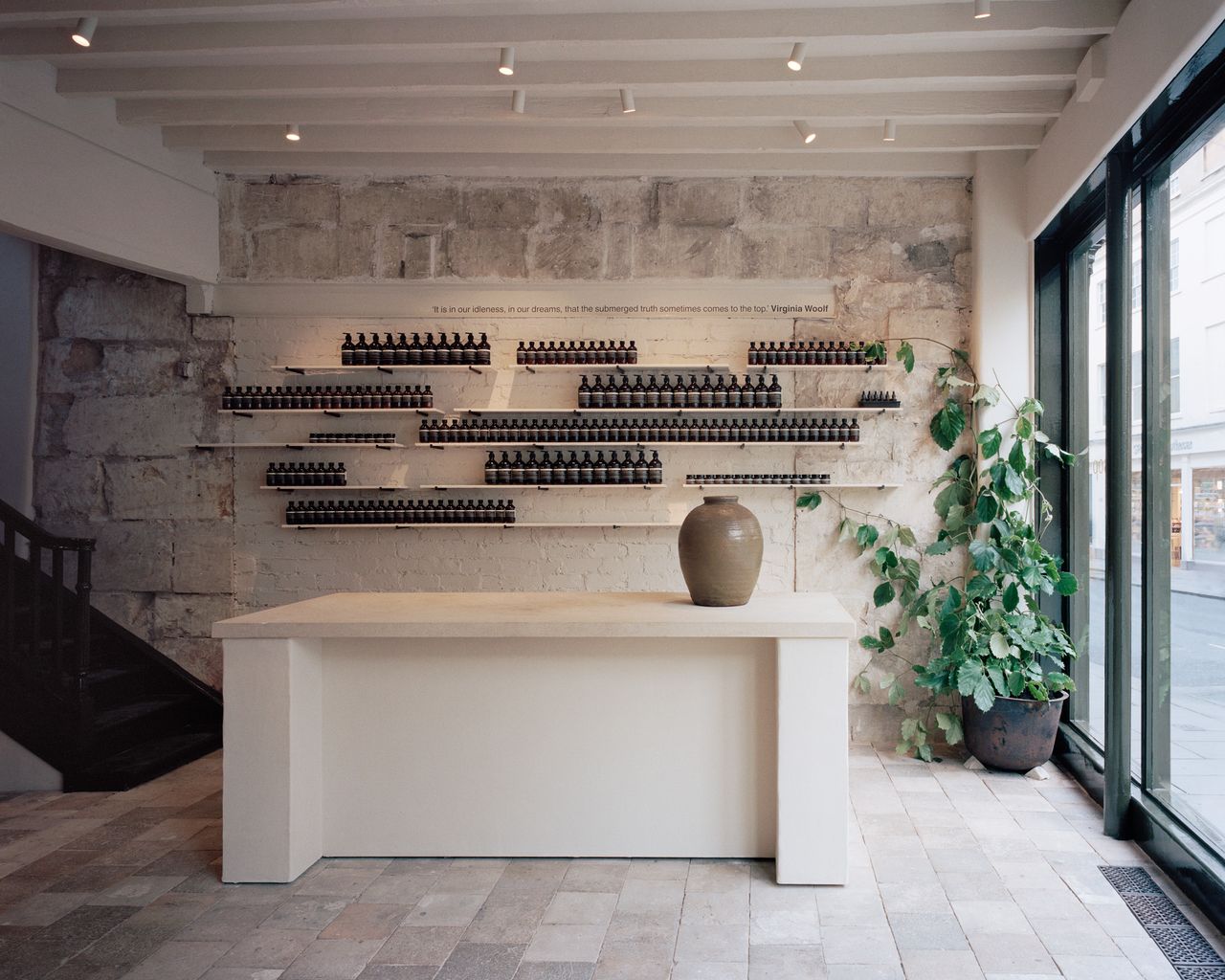 Inside Aesop&#039;s first store in Bath, UK