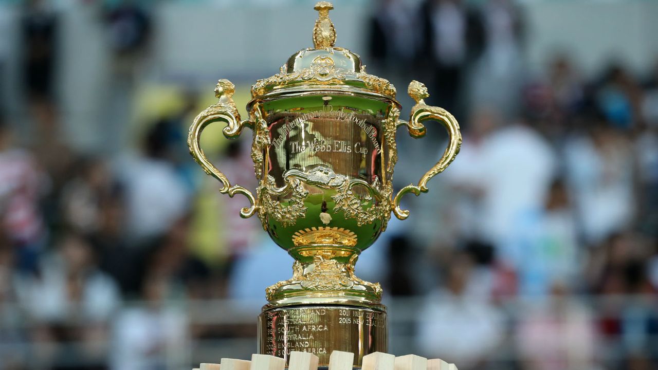 England and South Africa will battle to lift the Webb Ellis Cup in Japan 