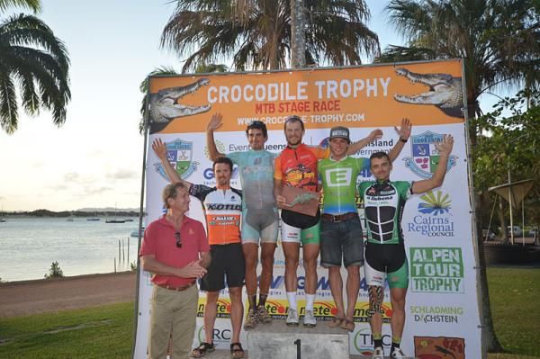 Cory Wallace finished fourth overall and made the Crocodile Trophy podium