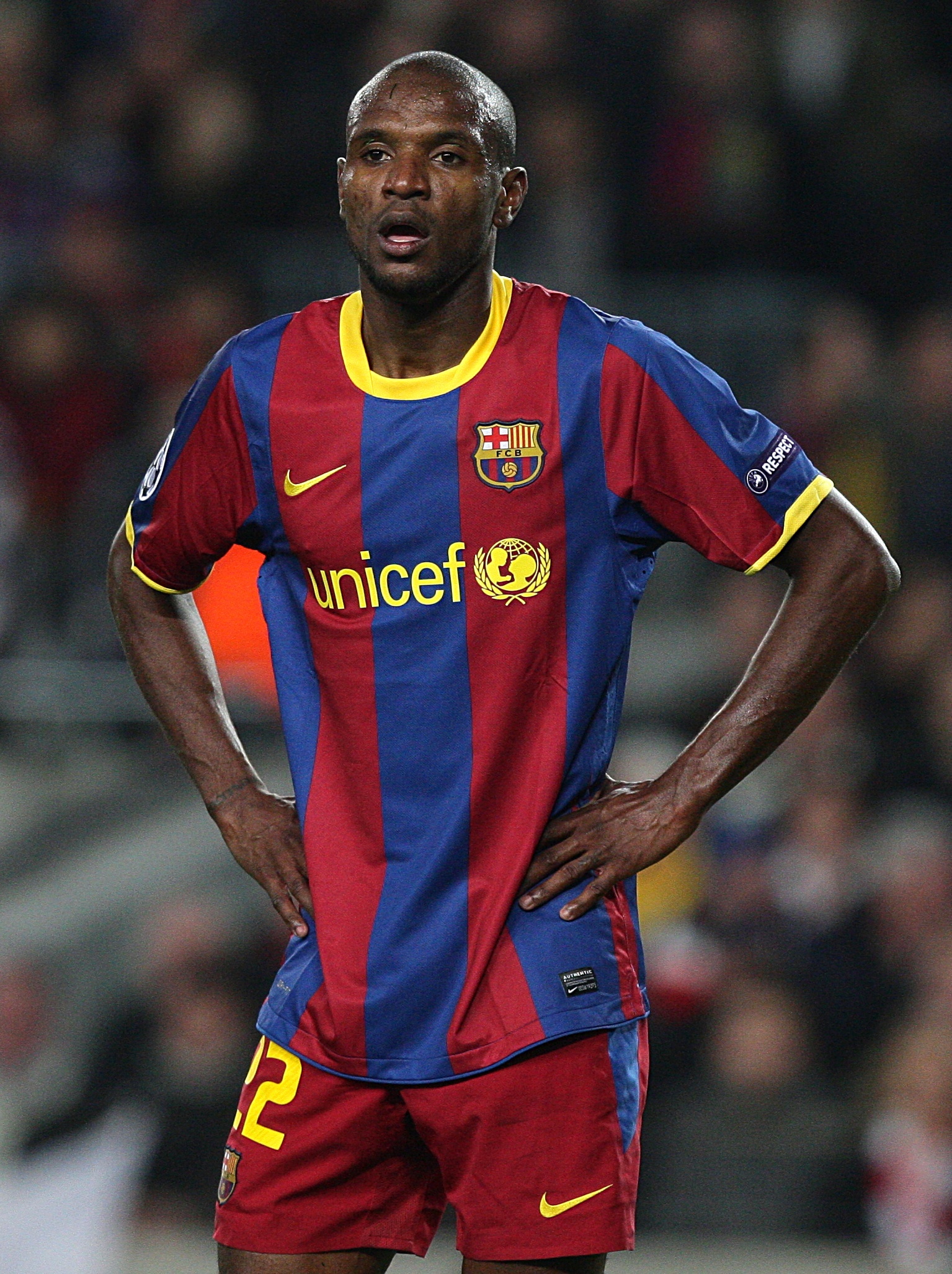 On This Day in 2012: Support for Eric Abidal after liver transplant ...