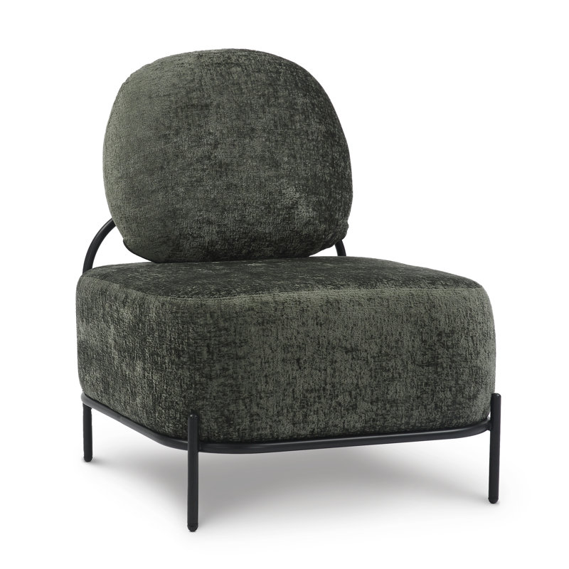 Metro Lane Dareli 67.5cm Wide Tufted Chenille | Wayfair.co.uk