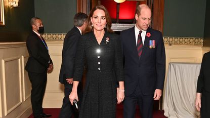 Kate Middleton and Prince William at the Festival of Remembrance